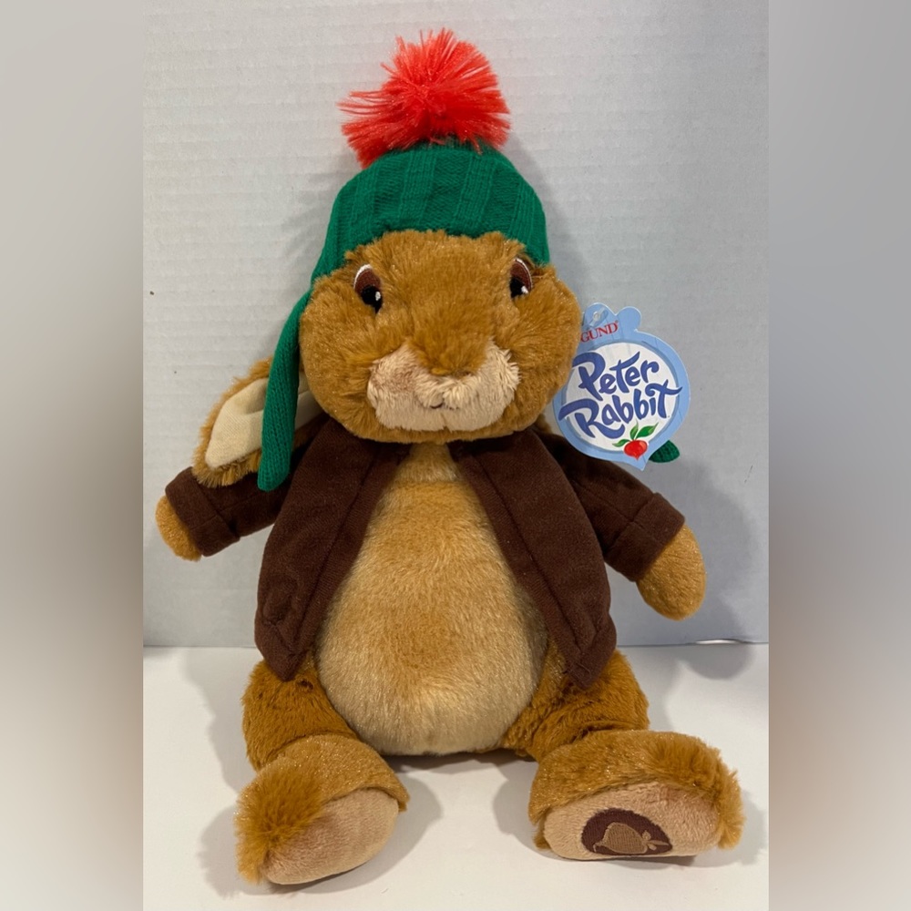 2014Gund PeterRabbit Nickelodeon Benjamin Bunny Plush From Nordstrom Brown NWT